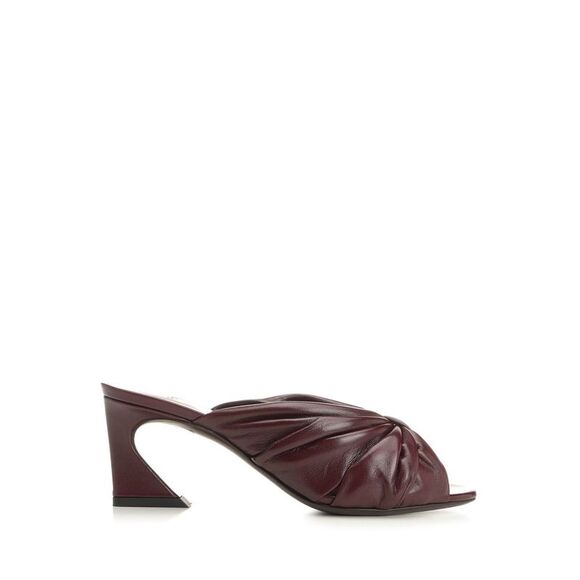 FENDI Shoes - Fendi Women Slides In Shiny Nappa Leather